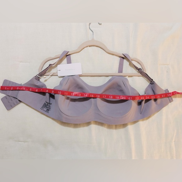 NWT COMFELIE Airlite Breathable Spaghetti Bra with Vertical Stripes - Picture 10 of 15